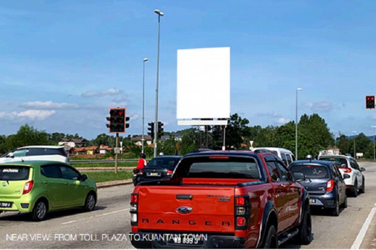 2 Sided Minipole Billboard at Jalan Sungai Lembing 6KM from Kuantan Toll Plaza & 5KM to town, Pahang