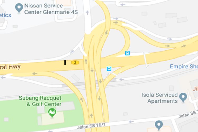 KM17.9 Federal Highway (KL to Shah Alam direction), Selangor