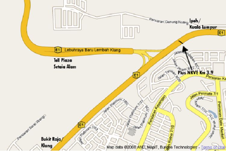 KM3.9 PLUS NKVE (Setia Alam to Shah Alam), Selangor