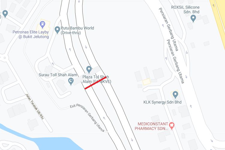 Toll Plaza Shah Alam, Shah Alam, Selangor