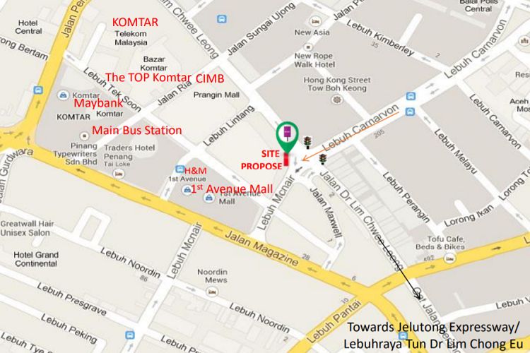 Lebuh Carnarvon, George Town, Penang (attached to Prangin Mall, near Lot 33)