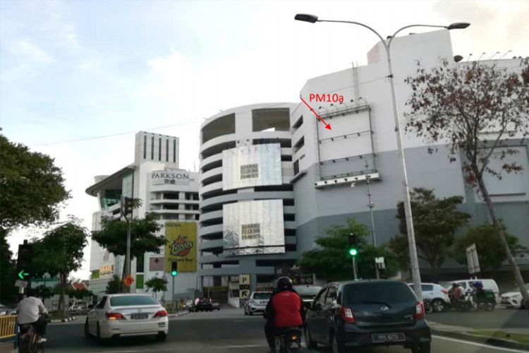 Prangin Mall facing Jalan Carnarvon, Penang