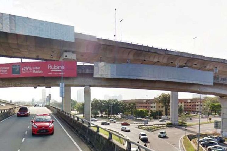 Flyover Persiaran Kewajipan near INTI Subang, Selangor