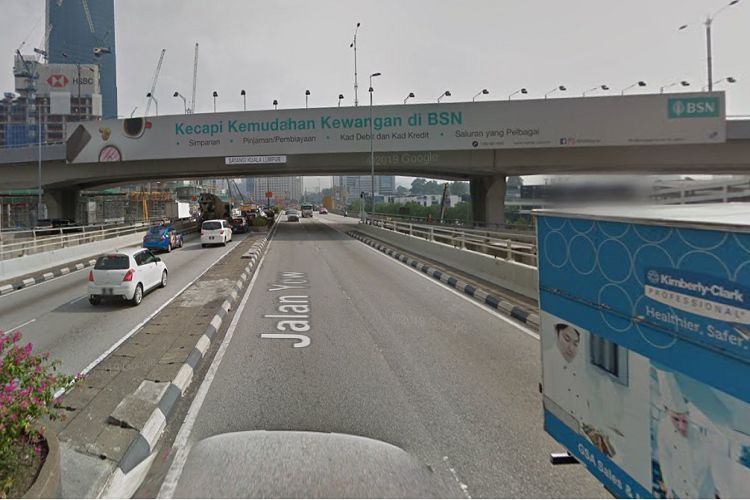 2 Sided Overhead Bridge Billboard at Jalan Tun Razak, Kuala Lumpur
