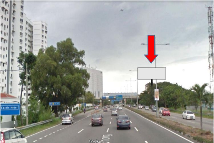 2 Sided Unipole Billboard at Tun Dr. Lim Chong Eu Highway in Penang Island (AB), Penang