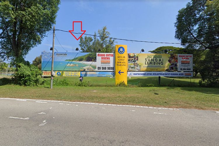 1 Sided Free Standing Billboard at Jalan Teluk Cempedak (A), Pahang