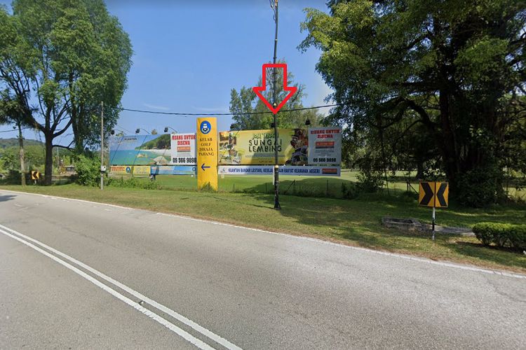 1 Panel Free Standing Billboard at Jalan Teluk Cempedak, Pahang (No1b)