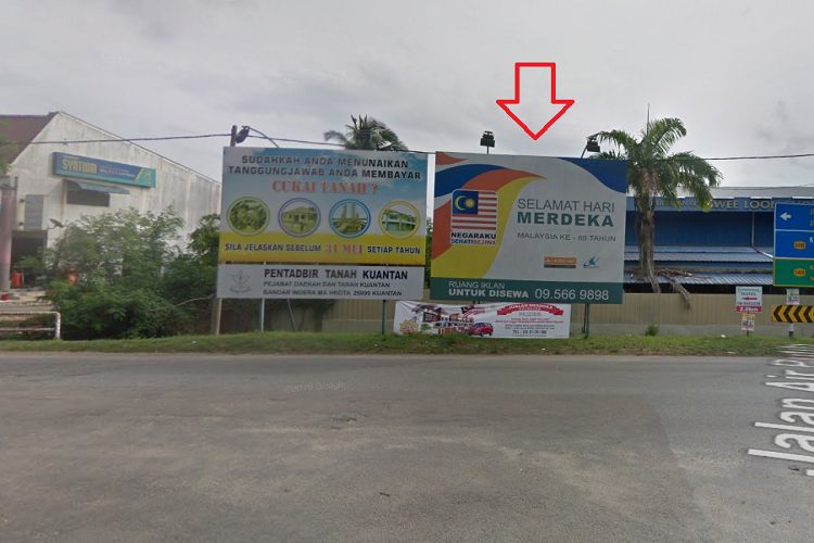 1 Sided Free Standing Billboard at Jalan Semambu Junction, Pahang