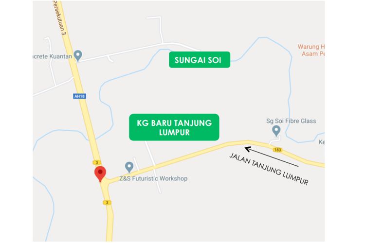 Jalan Kuantan, Pahang