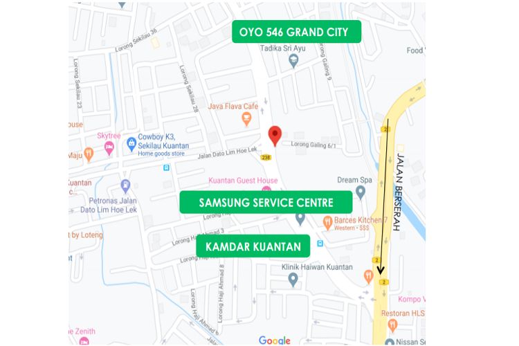 T-Junction road of Jalan Dato Lim Hoe Lek, Pahang