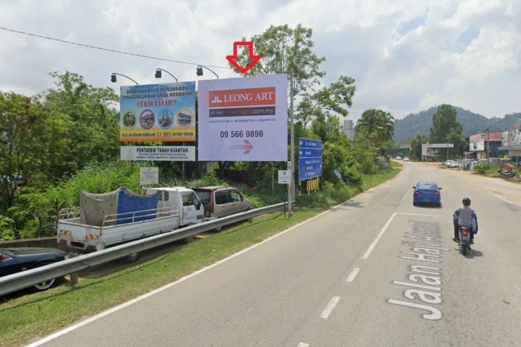 1 Sided Free Standing Billboard at Jalan Haji Ahmad to Semambu, Pahang