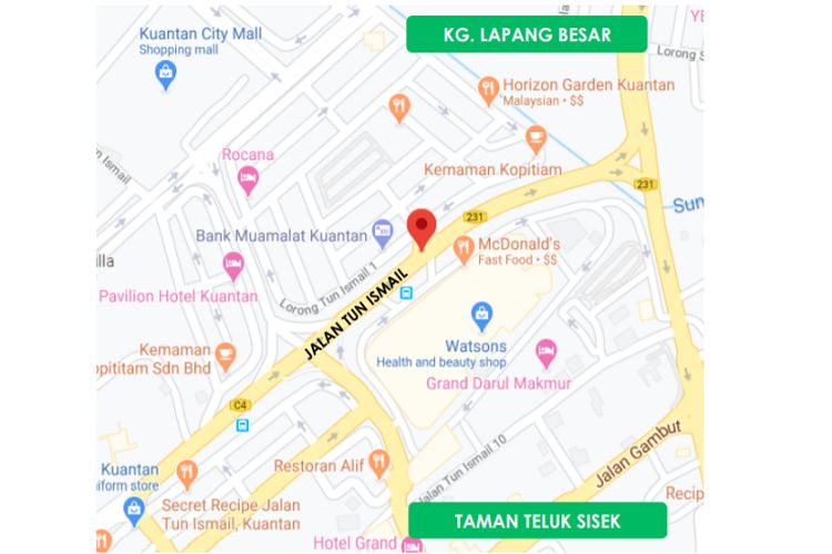 Jalan Tun Ismail, Pahang