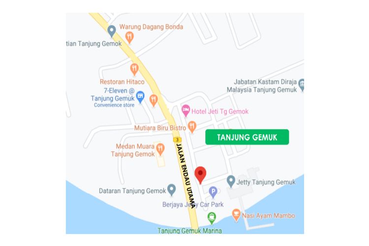 Jalan Endau near jetty, Pahang