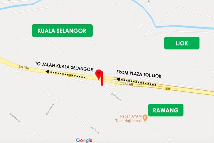 LATAR KM3.4 from Rawang to Kuala Selangor, Selangor