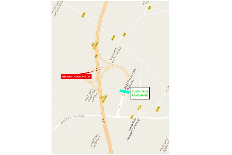 Lanchang KM99.15 (A)(B), Pahang