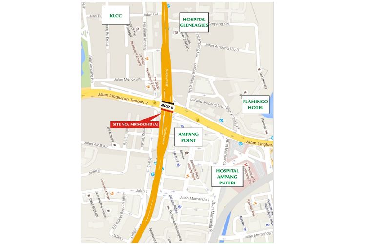 MRR2 (near Ampang Point), Kuala Lumpur