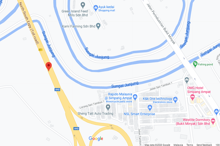 KM150.65 NSE from Bukit Tambun Toll Plaza, Penang