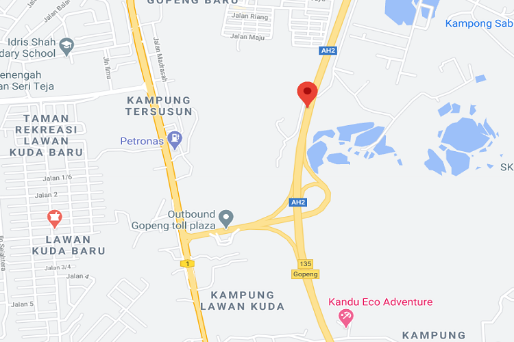 KM296.10 near Gopeng Interchange, Perak