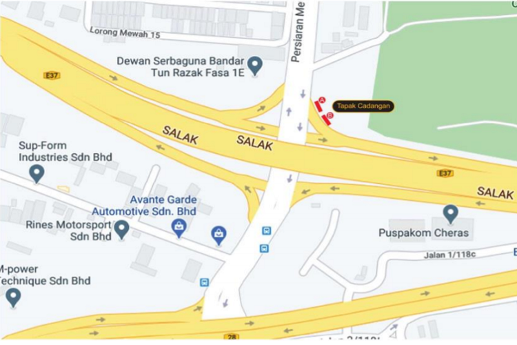 Persiaran Mewah Junction Exit to Salak Highway (B), Kuala Lumpur