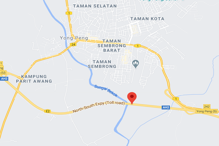NSE Highway KM96.80, Yong Peng, Johor (SB)