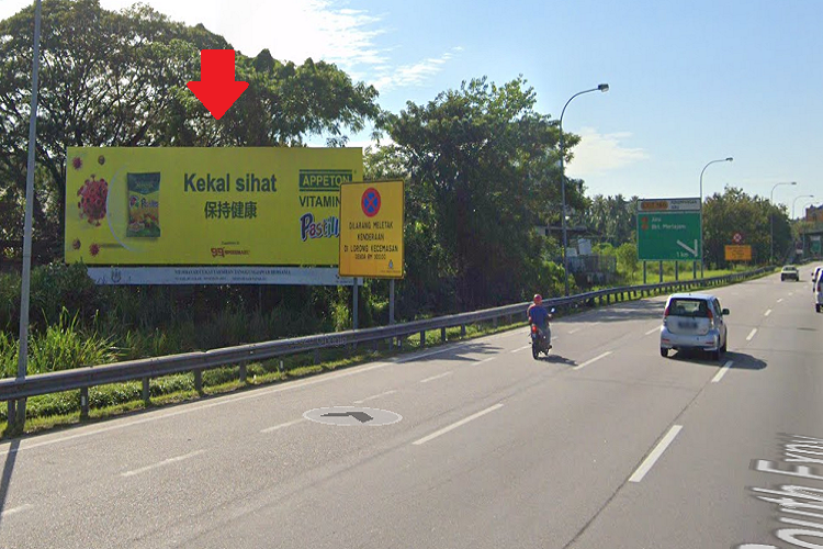 1 Sided Free Standing Billboard at KM142.30 near Sungai Juru Rest Area, Penang