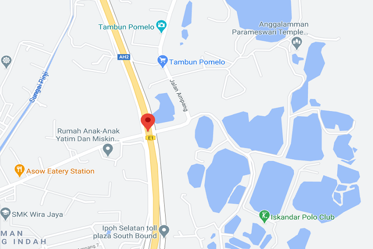 KM279.40 at Jalan Hospital / Jalan Ghazali near Greentown Mall (B), Perak