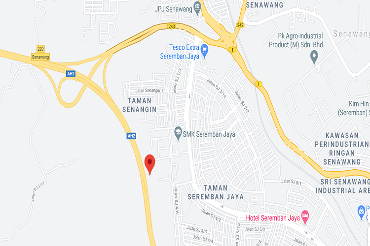 KM255.30 from Senawang Toll Plaza, Negeri Sembilan