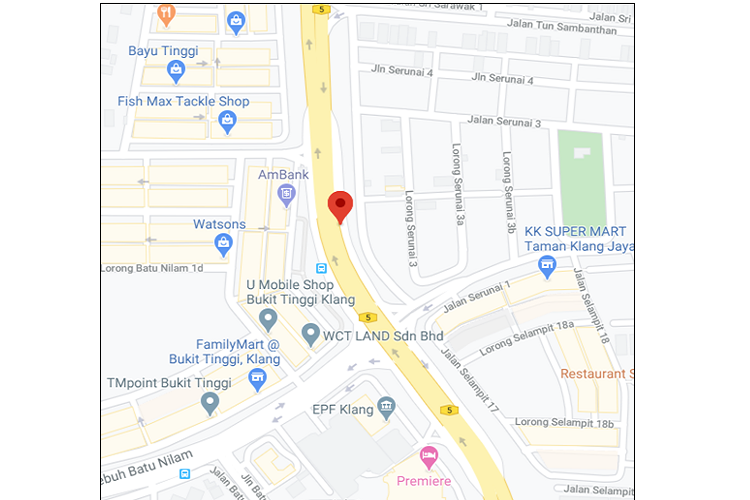 Jalan Langat (Jalan Serunai & Lebuh Batu Nilam Interchange), Selangor