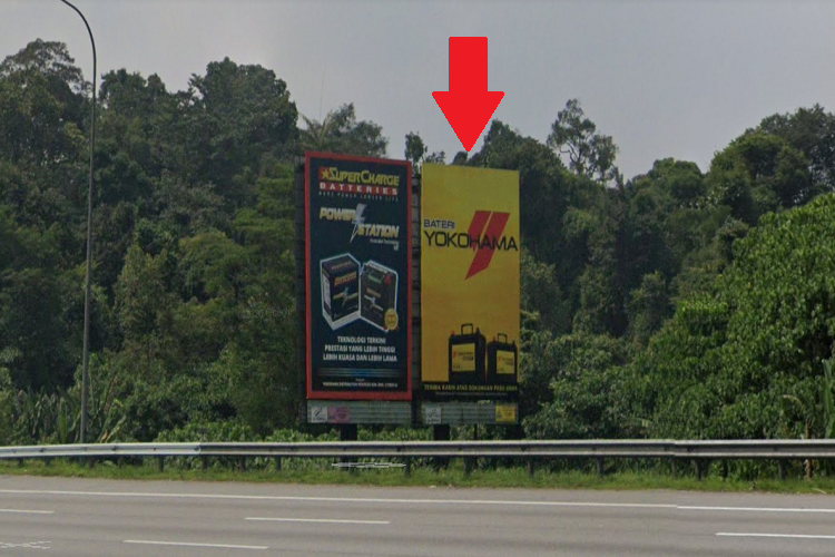 1 Sided Minipole Billboard at KM457.80 after Sungai Buloh KFC Overhead Restaurant (BB), Selangor