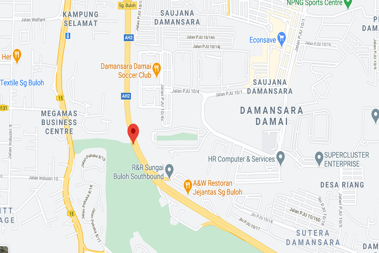 KM457.80 after Sungai Buloh KFC Overhead Restaurant (BB), Selangor