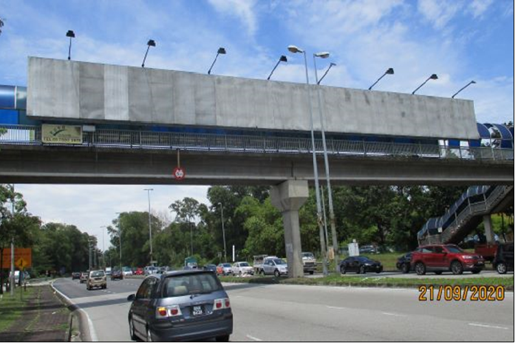 1 Sided Overhead Bridge Billboard at Jalan Puchong, Puchong, Selangor (from IOI Mall towards OUG/KL)