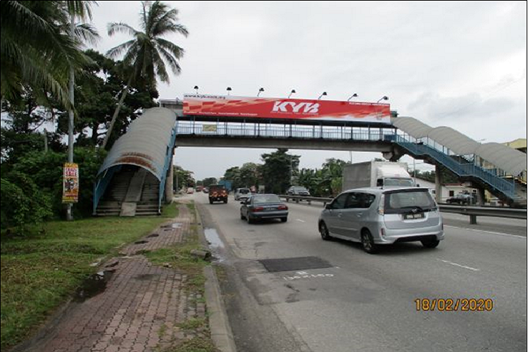 1 Sided Overhead Bridge Billboard at Jalan Klang Banting (A), Telok Panglima Garang, Selangor (near Renesas factory)