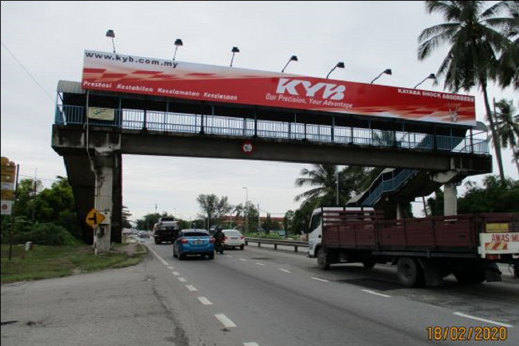 1 Sided Overhead Bridge Billboard at Jalan Klang Banting (B), Telok Panglima Garang, Selangor (near Renesas factory)