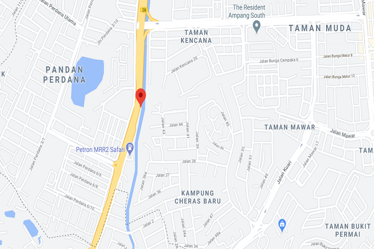 MRRII towards Besraya Highway, Kuala Lumpur (near used car) (B)