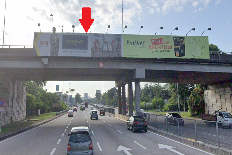 1 Sided Overhead Bridge Billboard at Putra Height, Subang Jaya, Selangor (near Subang Jaya USJ23)