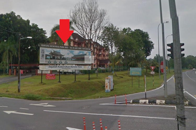 1 Sided Free Standing Billboard at Jalan Serendah / Rawang Hulu Selangor, Selangor