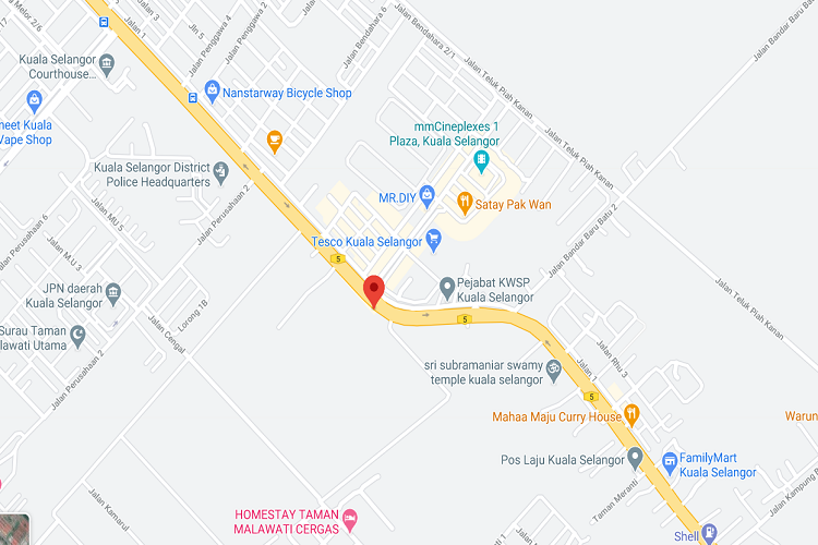 Jalan Klang - Teluk Intan, Kuala Selangor, Selangor (to Kapar)