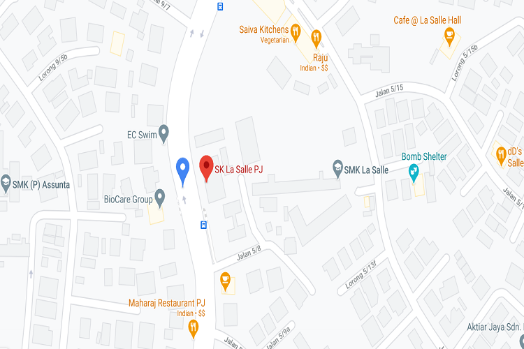 Jalan Gasing (A), Petaling Jaya, Selangor (in front of SK La Salle)
