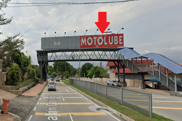 1 Sided Overhead Bridge Billboard at Jalan Gasing (B), Petaling Jaya, Selangor (in front of SK La Salle)