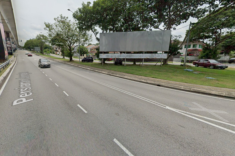 1 Sided Free Standing Billboard at Persiaran Jengka, Subang Jaya, Selangor (opposite SS15)