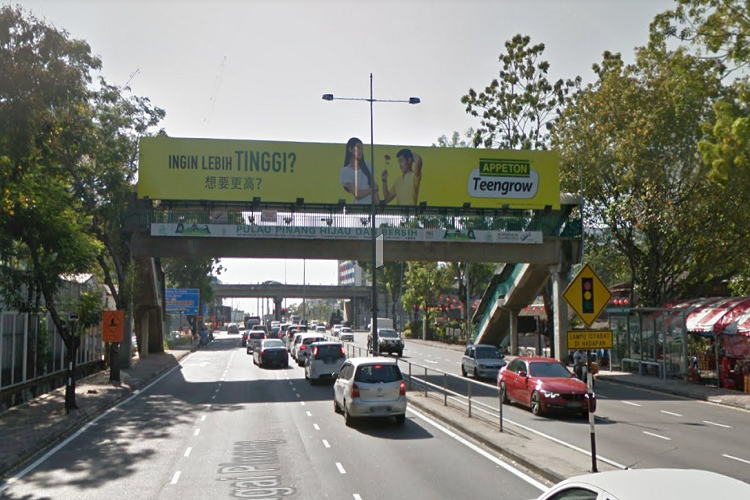1 Sided Overhead Bridge Billboard at Jelutong Expressway, Jelutong, Penang (Exit near Sungai Penang)
