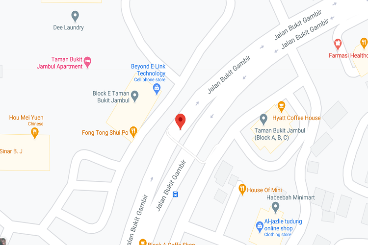 Jalan Bukit Gambir, Bayan Lepas, Penang (towards Sungai Dua)