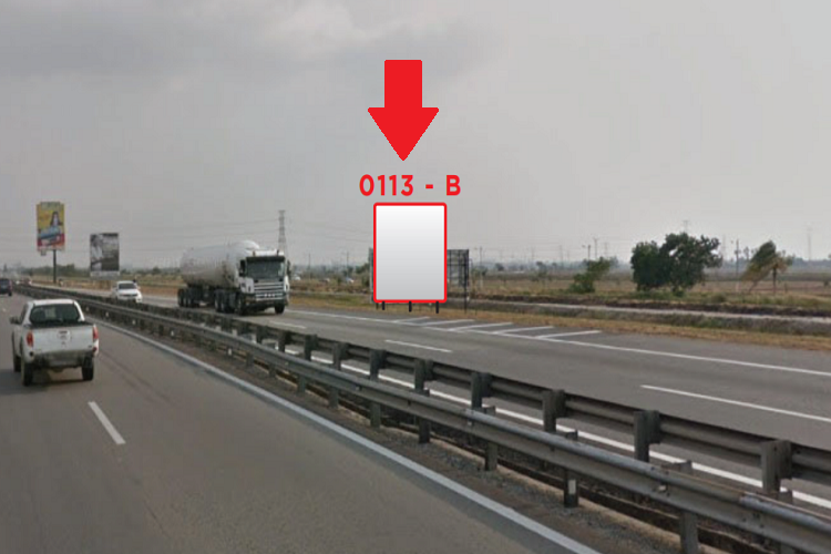 1 Sided Minipole Billboard at North South Expressway, Butterworth, Penang