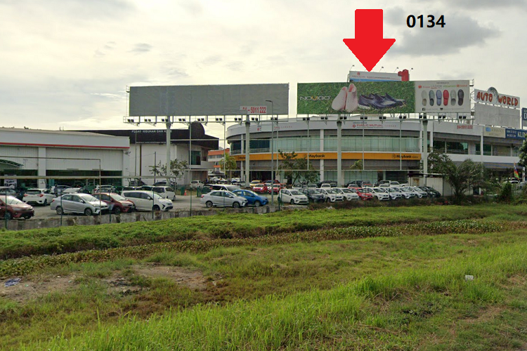 1 Sided Free Standing Billboard at Autocity, Jalan Perusahaan (B), Perai, Penang