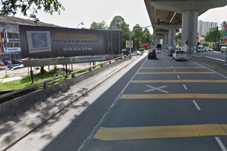 1 Sided Free Standing Billboard at Selayang - Kepong Highway, Kuala Lumpur