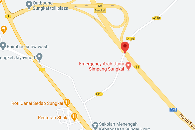 Lebuhraya Plus Utara from Ipoh to Kuala Lumpur, Sungkai, Perak