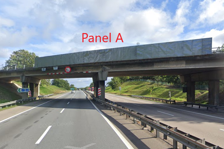 2 Sided Overhead Bridge Billboard at Lebuhraya Plus Selatan from Simpang Renggam to Machap, Simpang Renggam, Johor