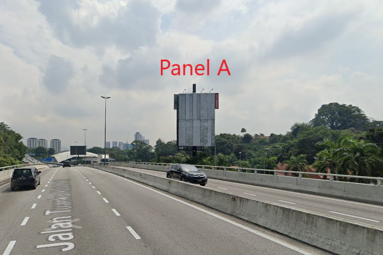 2 Sided Unipole Billboard at Jalan Duta, Kuala Lumpur