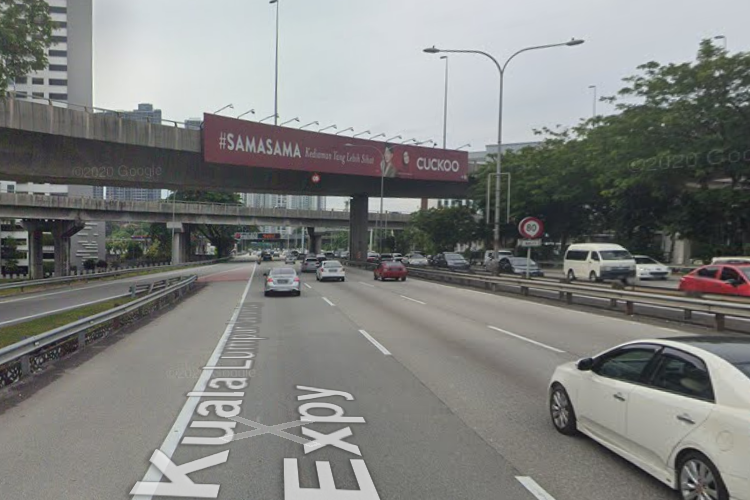 1 Sided Overhead Bridge Billboard at MEX Highway KM7.20, Kuala Lumpur