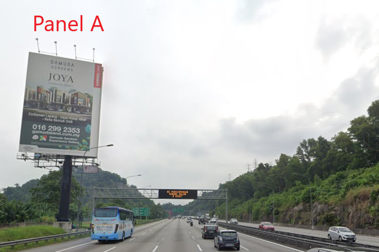 2 Sided Unipole Billboard at NKVE KM21.1 - Petaling Jaya, Selangor